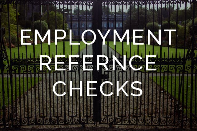 Employment Reference Checks Screening Questions
