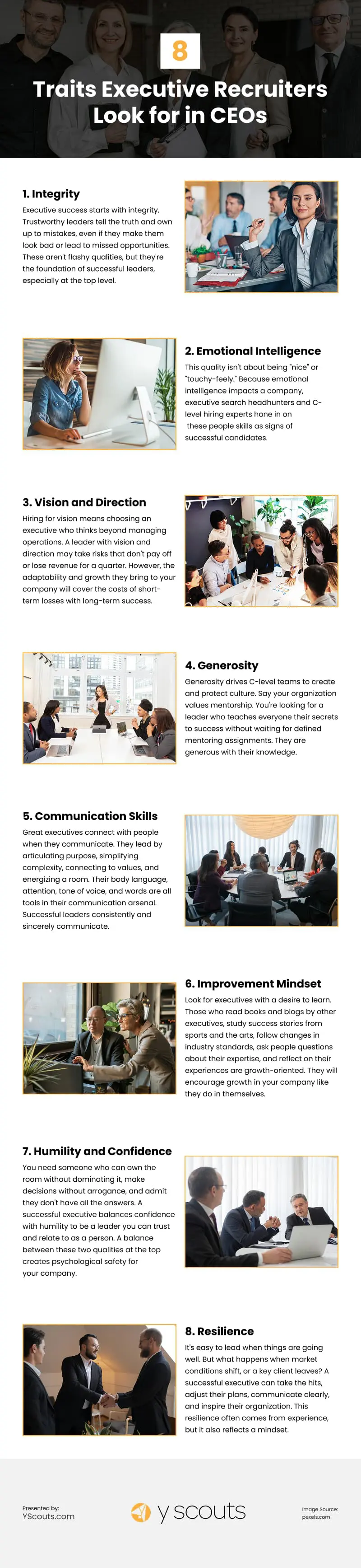 8 Traits Executive Recruiters Look for in CEOs
