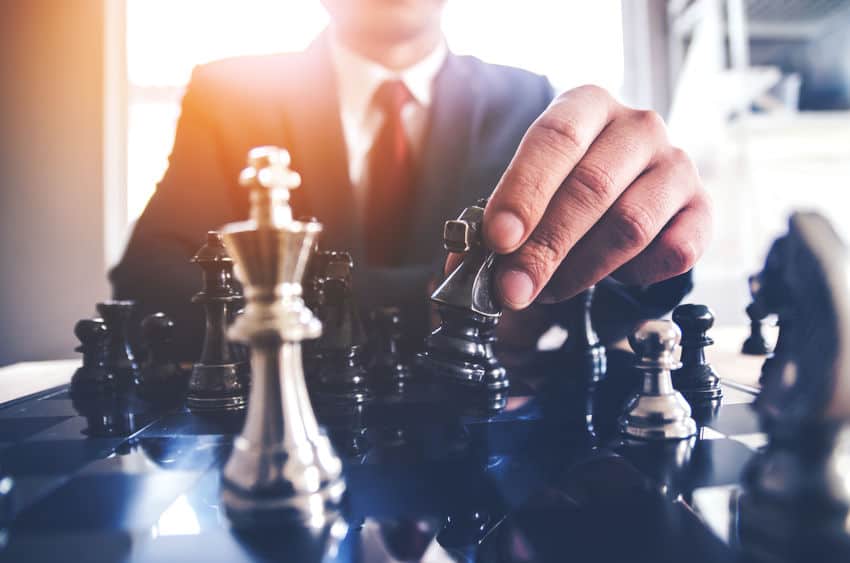 leadership in a game of chess