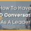 How To Have Hard Conversations as a Leader